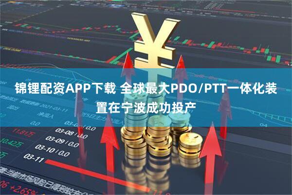锦锂配资APP下载 全球最大PDO/PTT一体化装置在宁波成功投产