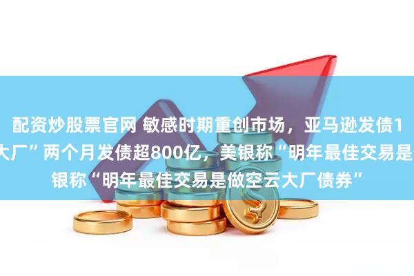配资炒股票官网 敏感时期重创市场,亚马逊发债150亿美元,“四大厂”两个月发债超800亿,美银称“明年最佳交易是做空云大厂债券”